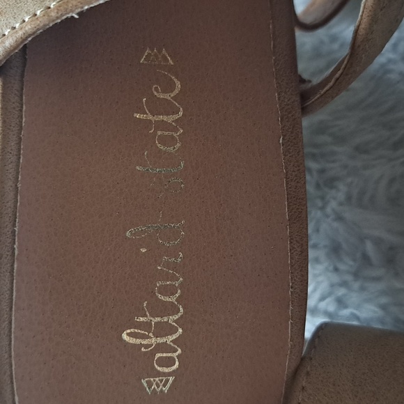 Altar'd State Shoes - Brown open toed heels